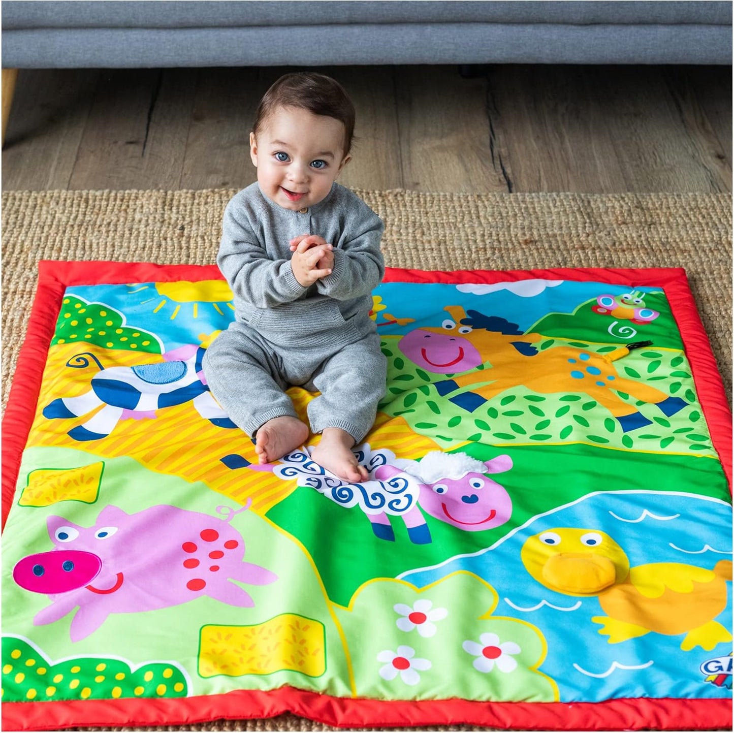 Galt Toys, Large Playmat - Farm, Baby Play Mat, Ages 0 Months Plus