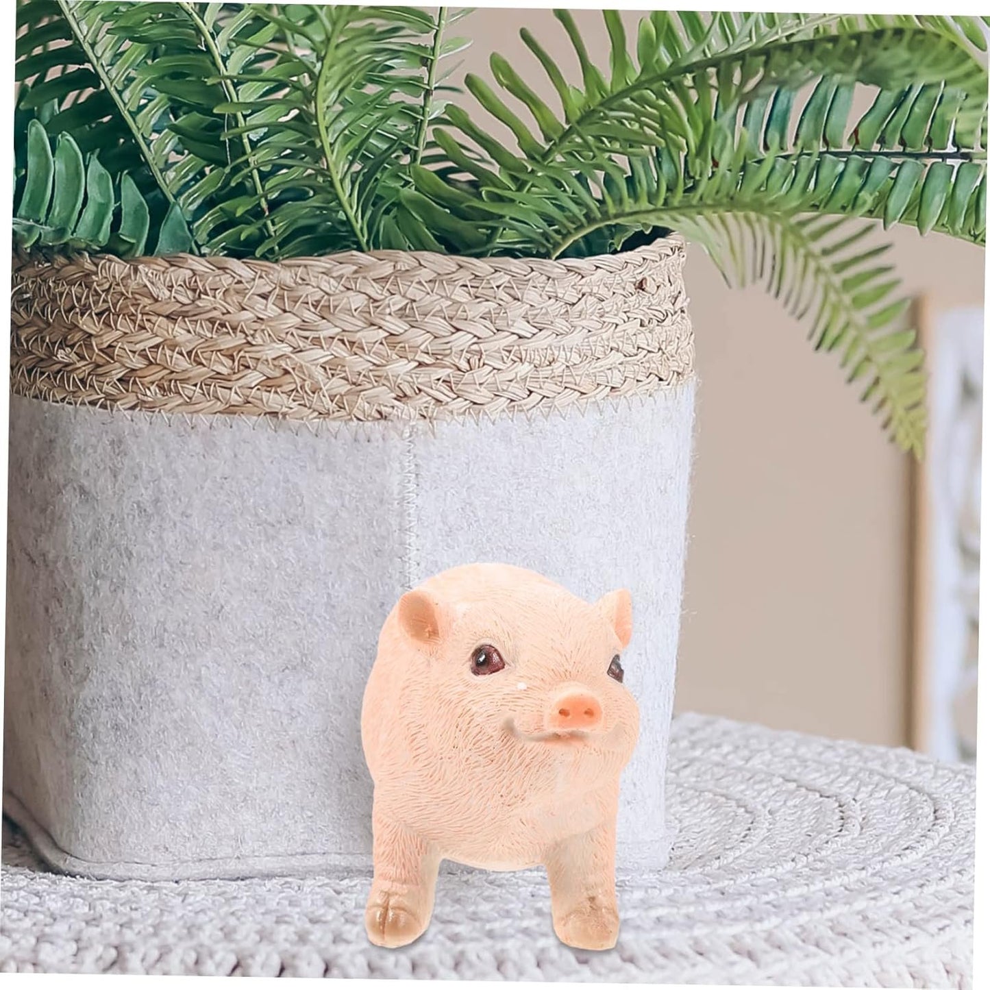 VANZACK ornamento salvadanaio simulato gadget casa oggettistica casa decorazione di maialino arredamento del tavolo Modelli giocattolo di figura di maiale artificiale torta