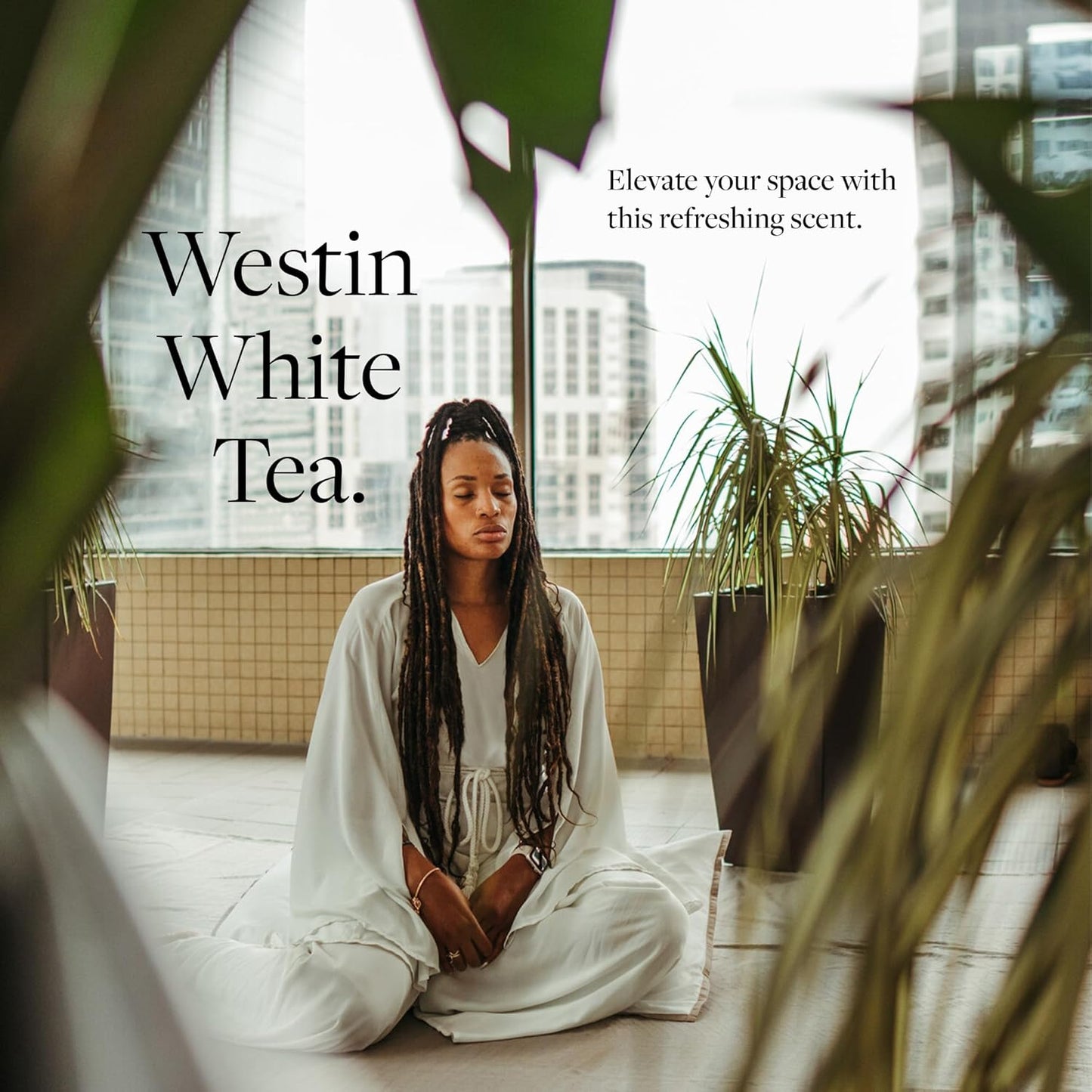 Westin White Tea Home Diffuser - Scent Machine with Refill Cartridge - Air fresheners for Home - Signature White Tea Scent