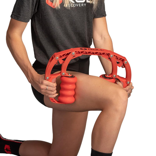 ROLL Recovery R8 (Lava Red) - Deep Tissue Massage Roller