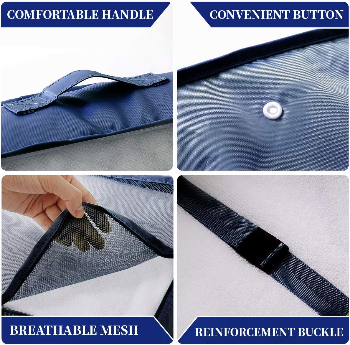 5Set/7Set Travel Luggage Packing Organizers Durable Packing Cubes with Laundry Bag and Shoe Bags