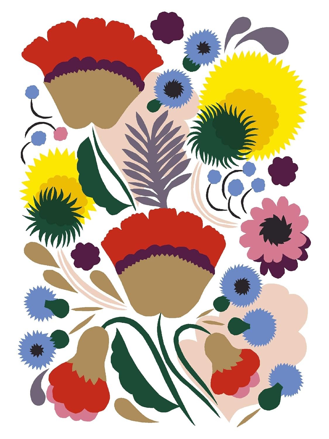 Marimekko Kukka Notecards: (Greeting Cards Featuring Scandinavian Design, Colorful Lifestyle Floral Stationery Collection)