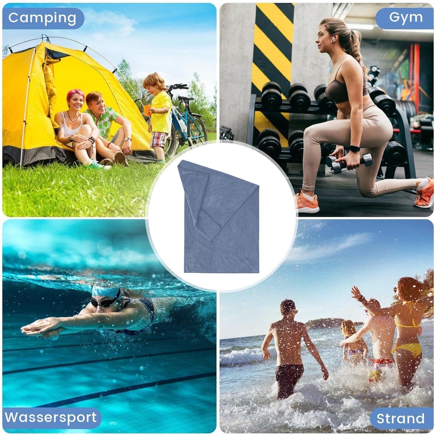 Towels Soft, Quick Dry Towel, Portable Yoga Towel Gym, Multifunctional Workout Gear, Workout Towels Men, Fitness Towels Women, Gym Towel Set, Soft Gym Towels, Absorbent Sweatshirt Towel