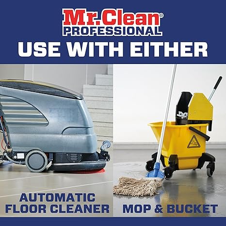 Mr. Clean Finished Floor Cleaner, Lemon Scent, 1 gal Bottle
