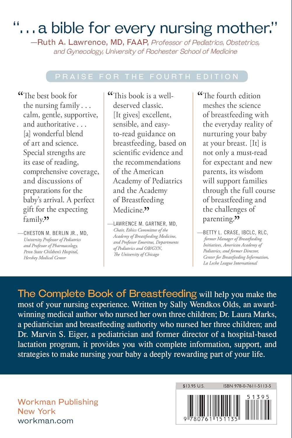 The Complete Book of Breastfeeding, 4th edition: The Classic Guide