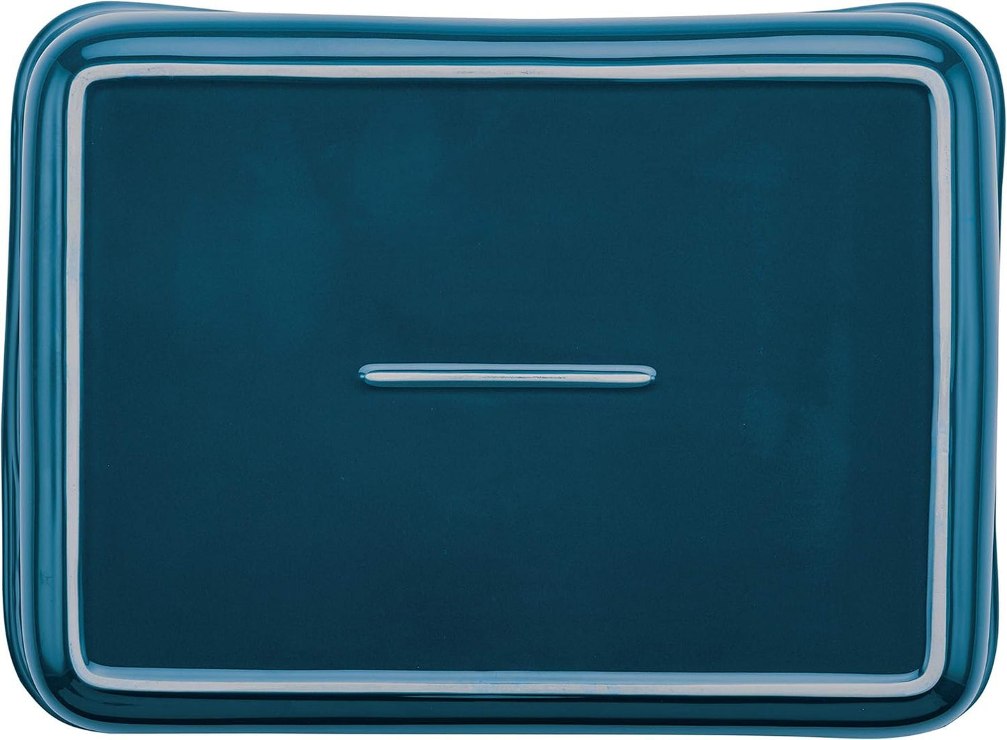 Rachael Ray Solid Glaze Ceramics Bakeware/Lasagna Pan/Baker, Rectangle - 9 Inch x 12 Inch, Marine Blue