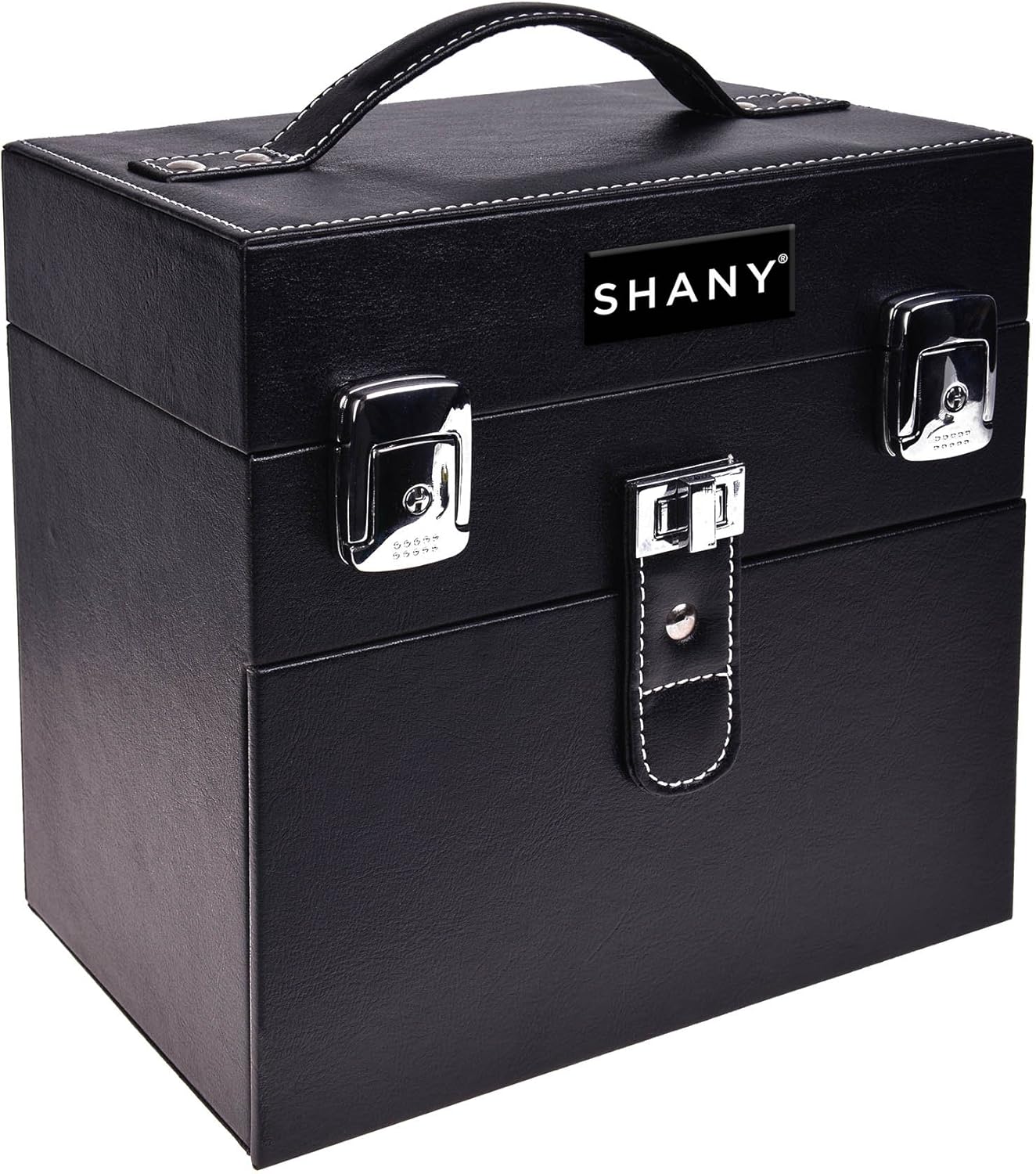 SHANY Color Matters - Nail Accessories Organizer and Makeup Train Case - Black