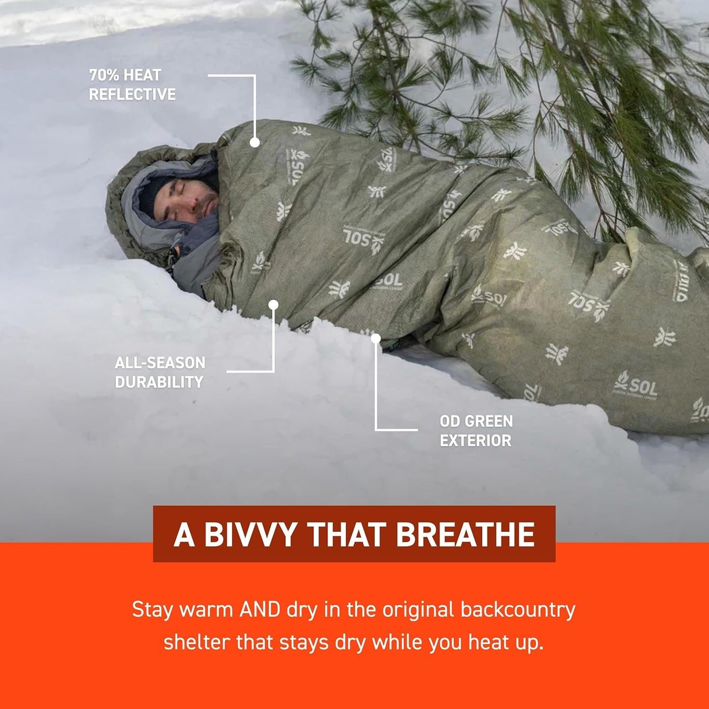 Escape™ Bivvy with Hood - Green