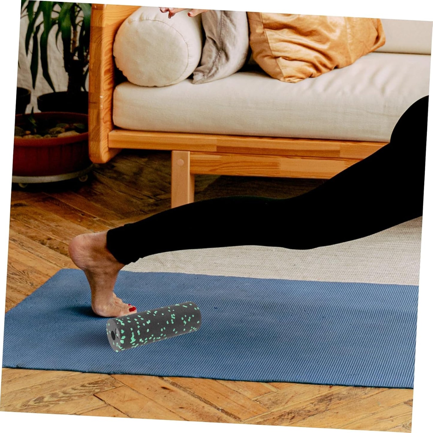 BESTonZON in Schiuma Colonna Yoga Posteriore Per Il Mal Di Schiena Massaggiare Schiuma a Rotolando Massaggiante Di Schiuma Portatile Indietro Massager Yoga Epp