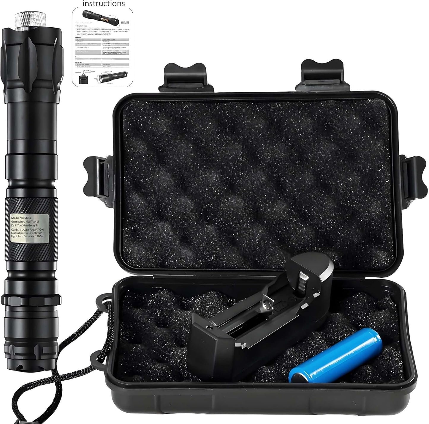 Long Range Tactical Rechargeable Bright Flashlight for Night Astronomy Outdoor Camping Hiking for Indoor Outdoor