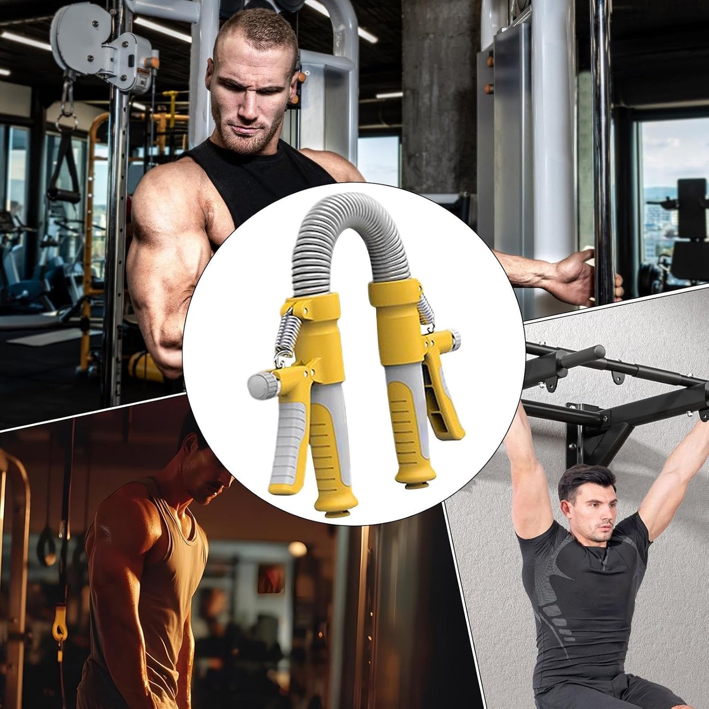 Arm Muscle Trainer, Chest Strength Equipment, Forearm Resistance Tool, Adjustable Grip Device, Compact Exercise Gear, Ideal for Upper Body Workouts, Shoulder Conditioning, Home Fitness Routines