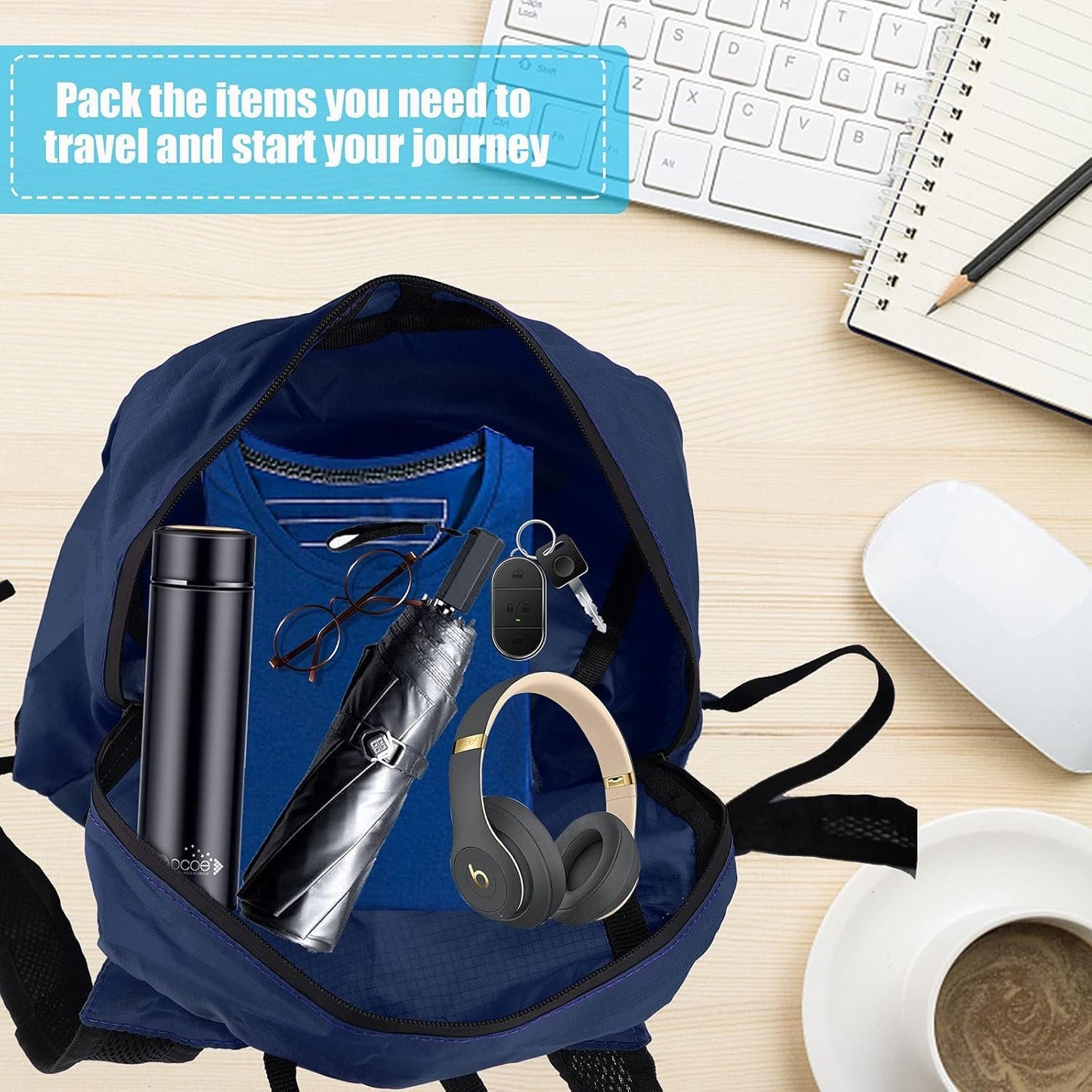 20LUltra Lightweight Foldable Backpack Small Hiking Rucksack Ultralight Water Resistant Travel Packable Daypack for Men Women