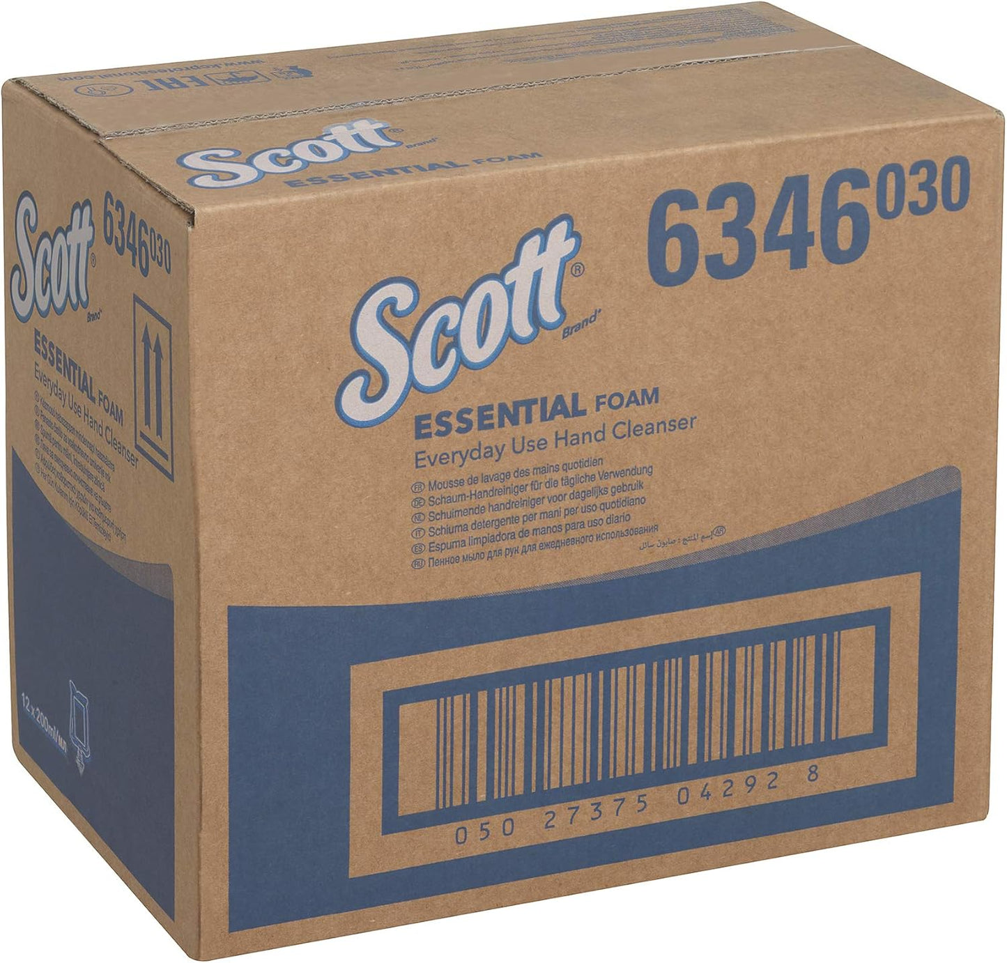 Scott Essential 6346 Daily Foam Hand Wash Pink 12 x 200ml (Total 3ml)