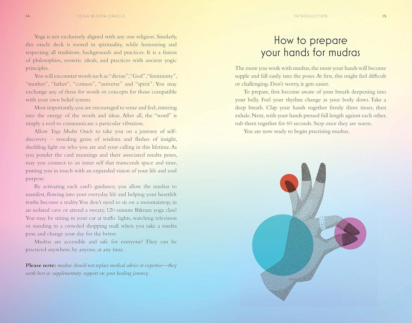 Yoga Mudra Oracle Book and Card Deck: Includes 44 Cards and a 128-Page Book