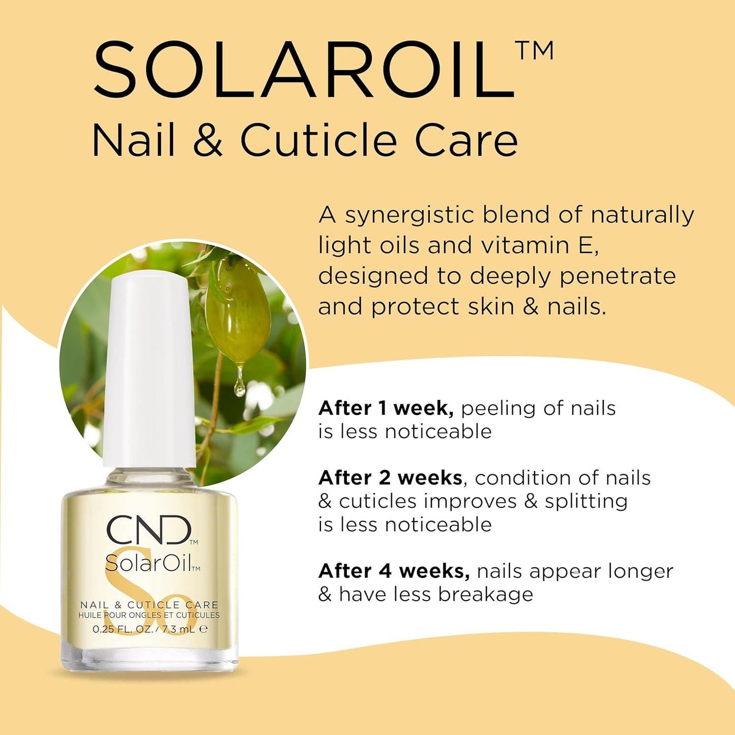 CND SolarOil Nail and Cuticle Care, 7.3ml