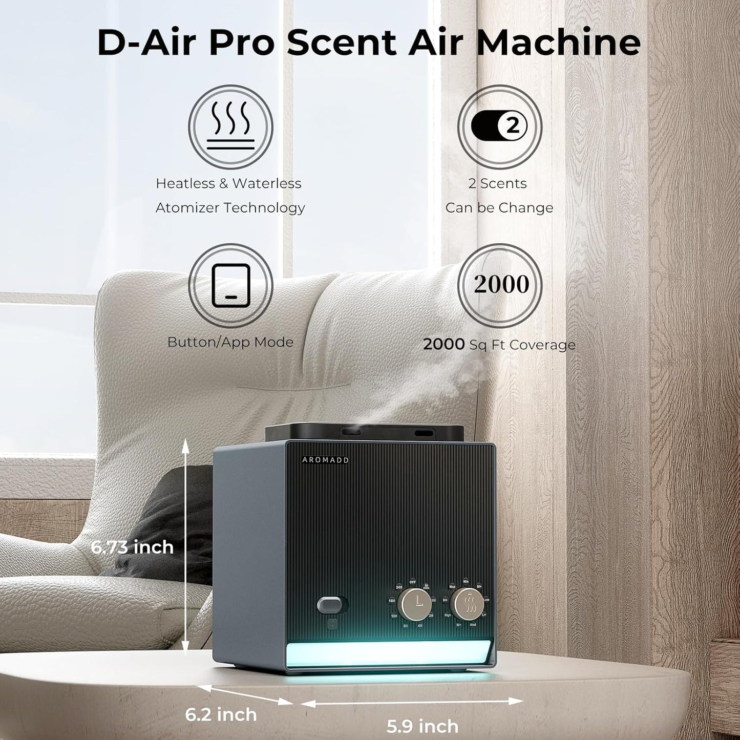 Double Nozzle Scent Air Machine and 100ml The Hotel Essential Oil for Diffuser