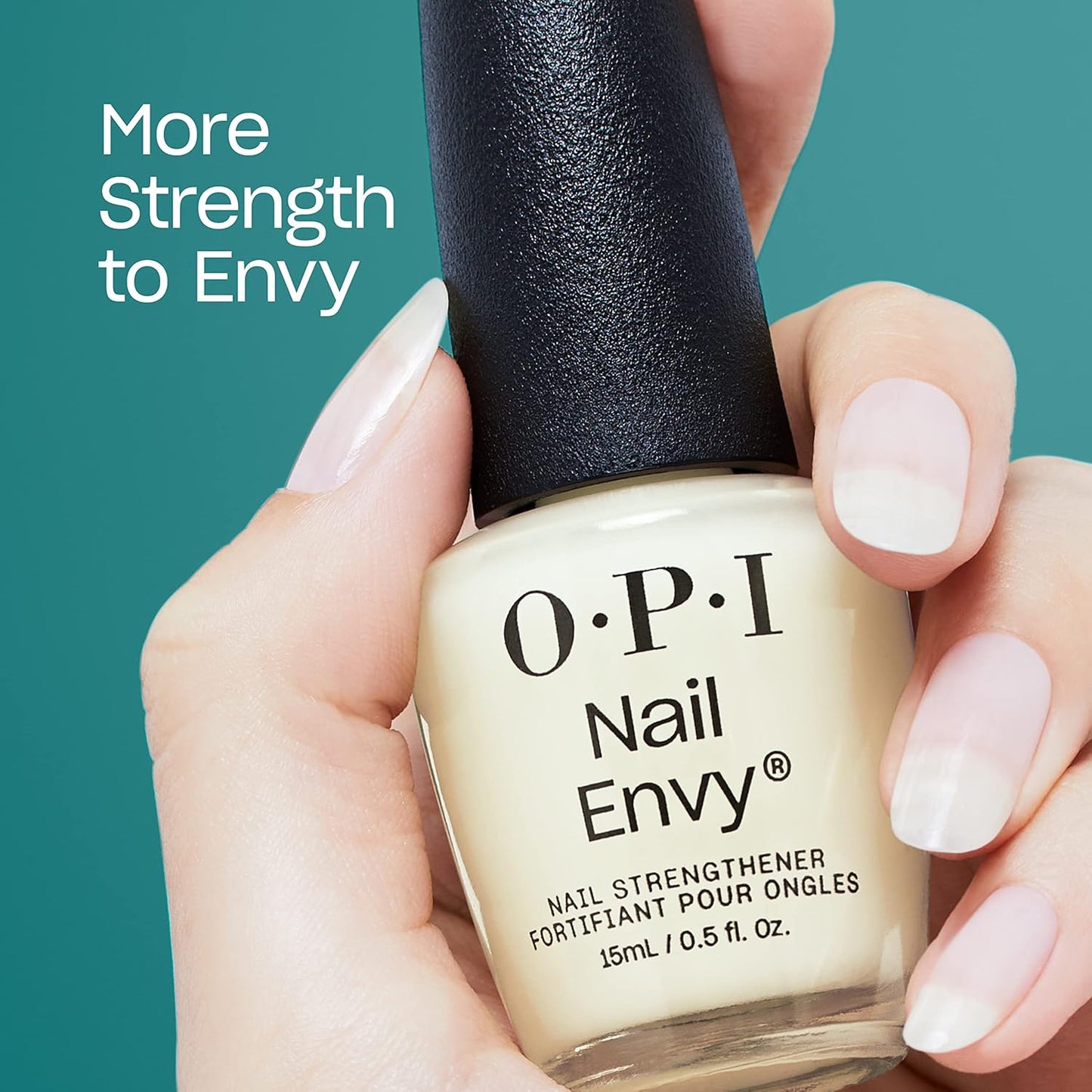 OPI Nail Envy Nail Strengthener | Clear & Opaque Crème Nail Polish Treatment | Strengthen Weak & Thin Nails