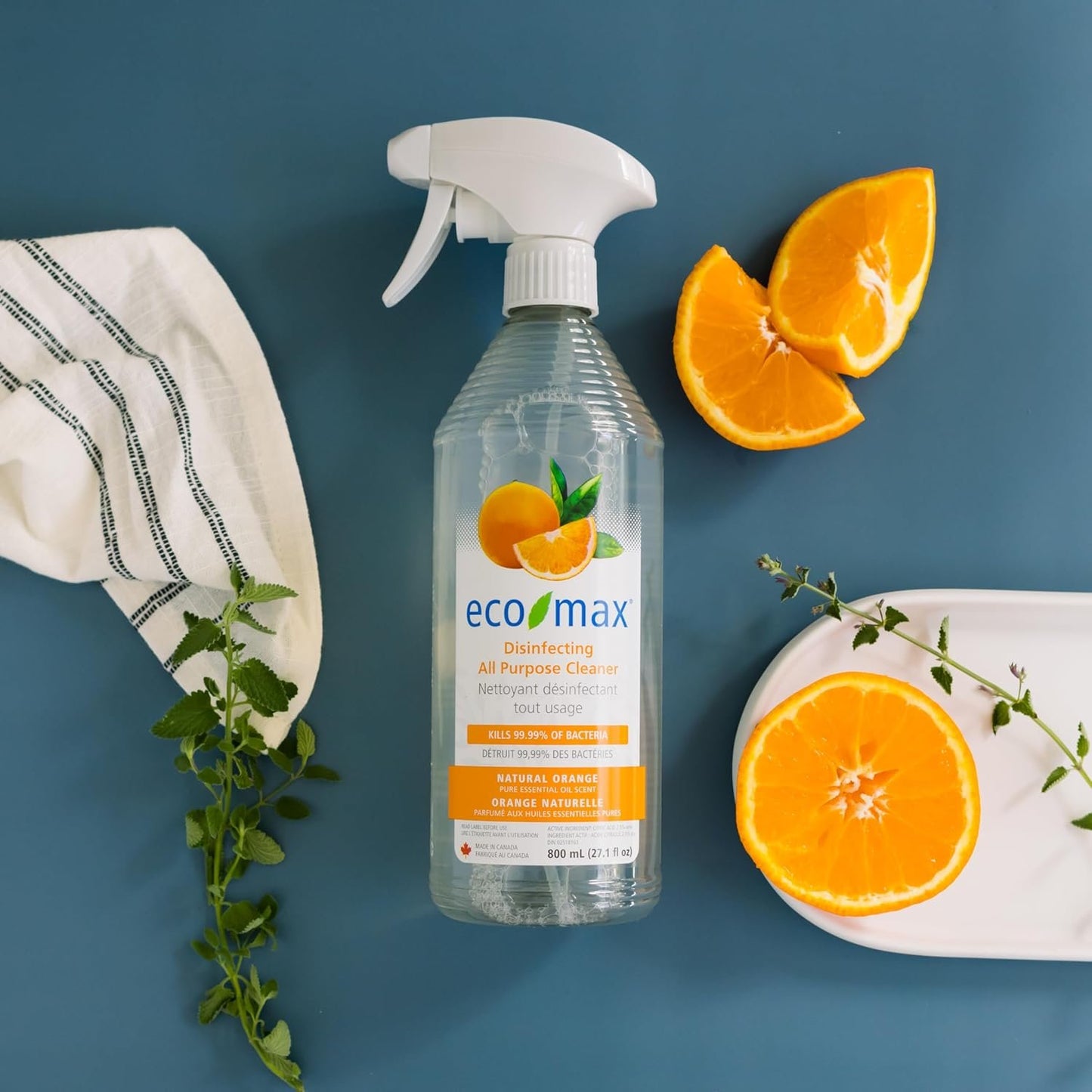 Eco-Max-Natural Orange Disinfecting All Purpose Cleaner, 800ml