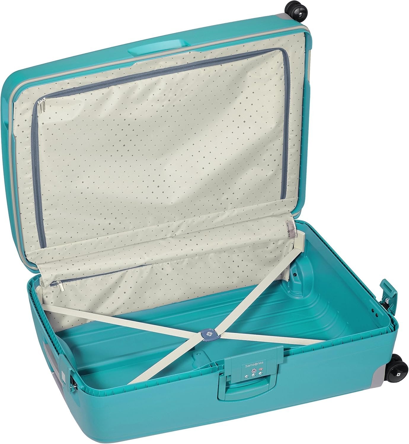 Samsonite S'Cure Spinner, Blue (Aqua Blue), Spinner 81/30