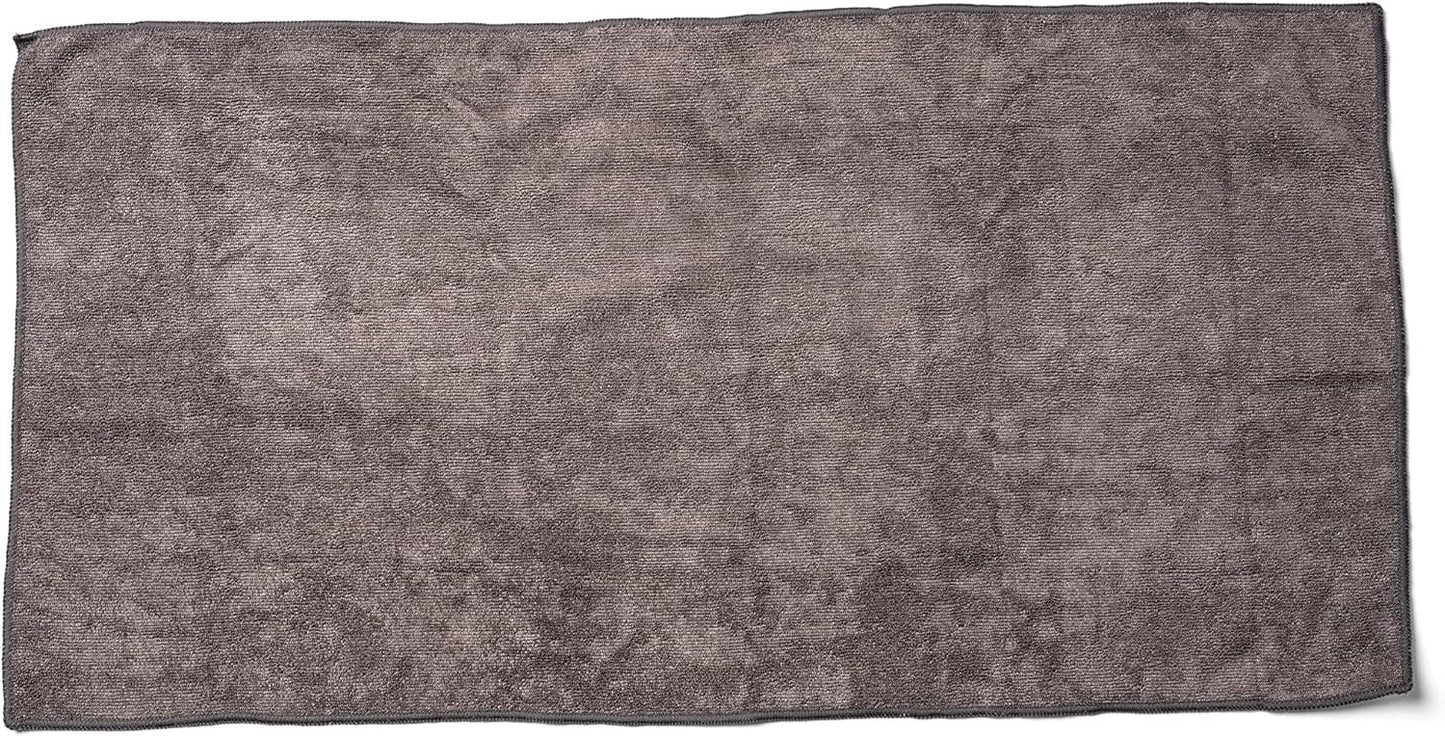 Microfibre Sport/Gym Towel – Fast Absorbent and Super Light. Our Towel is Perfect for a Multitude of Outdoor/Indoor uses Including Traveling, Beach, Yoga, Gym. S/M/L Available (Small, Grey)