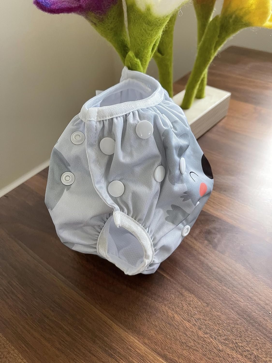 KaWaii Baby Reusable Swim Cloth Diaper Adjustable Swim Pants for Boys & Girls, Size Infants and Toddlers, One Size 3-Pack (Theme #5)