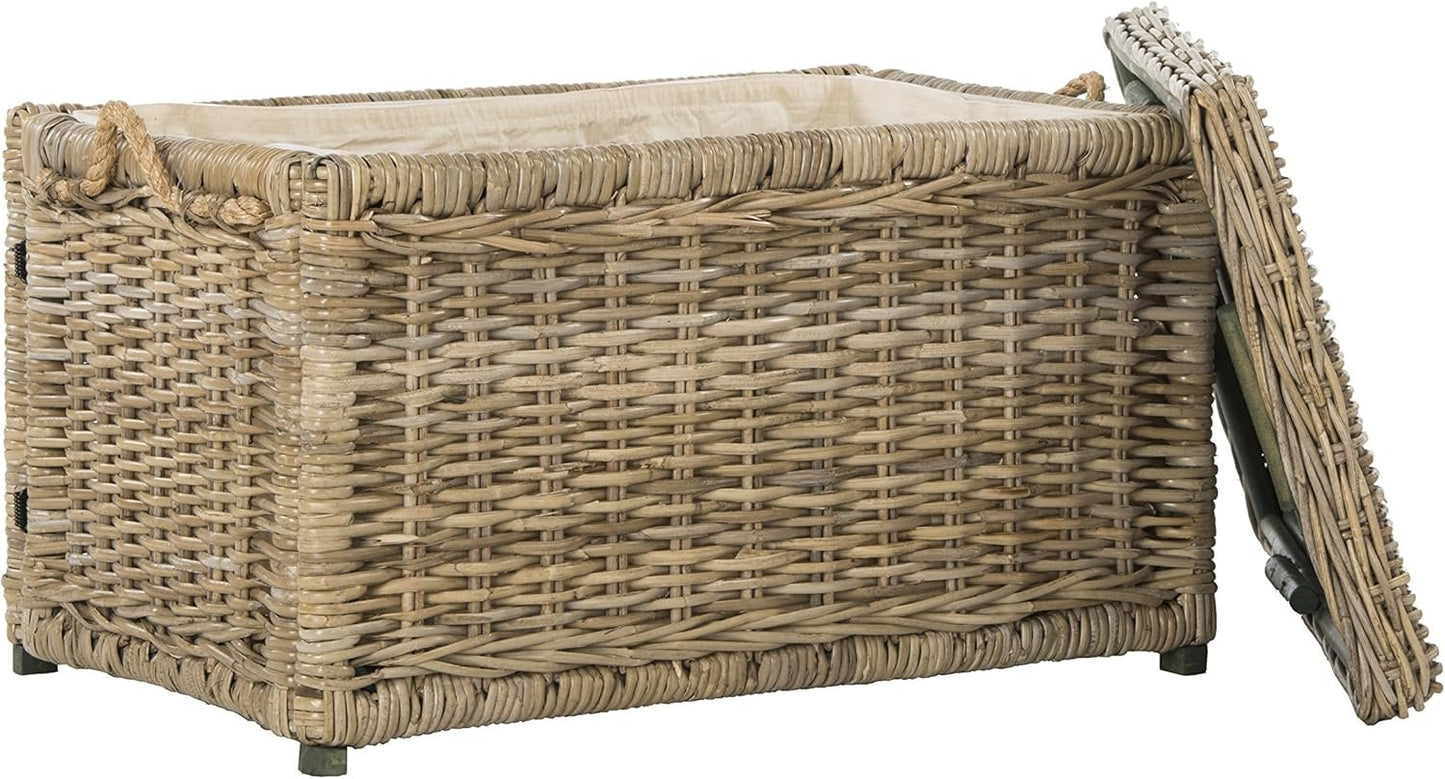 happimess Jacob 30" Wicker Storage Trunk, Natural