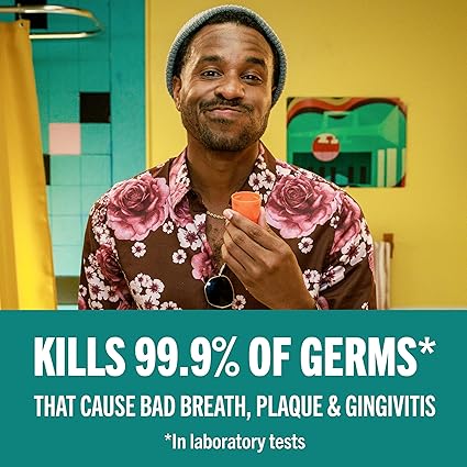 heraBreath Deep Clean Mouthwash, Antigingivitis, Antiseptic, Fresh Mint Flavor, Dentist Formulated, Alcohol Free, 16 fl oz (Pack of 2)