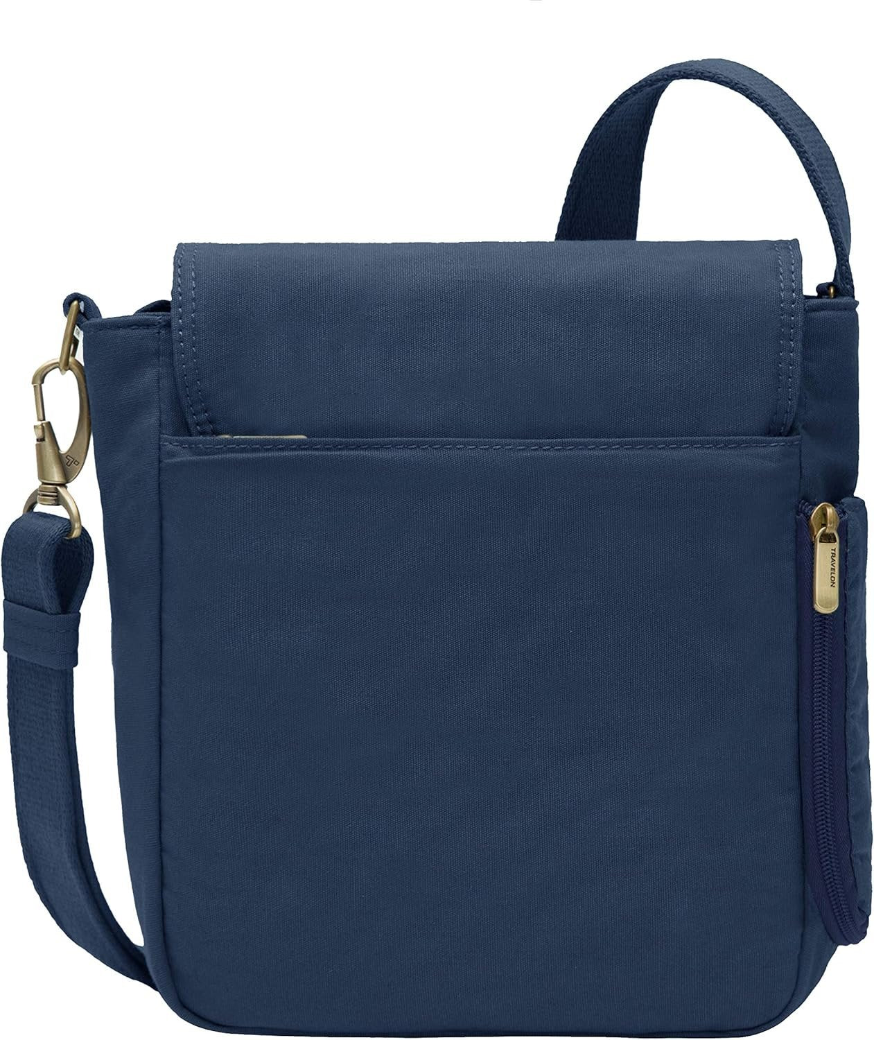 Travelon Anti-Theft Courier Tour Bag, Navy, One Size