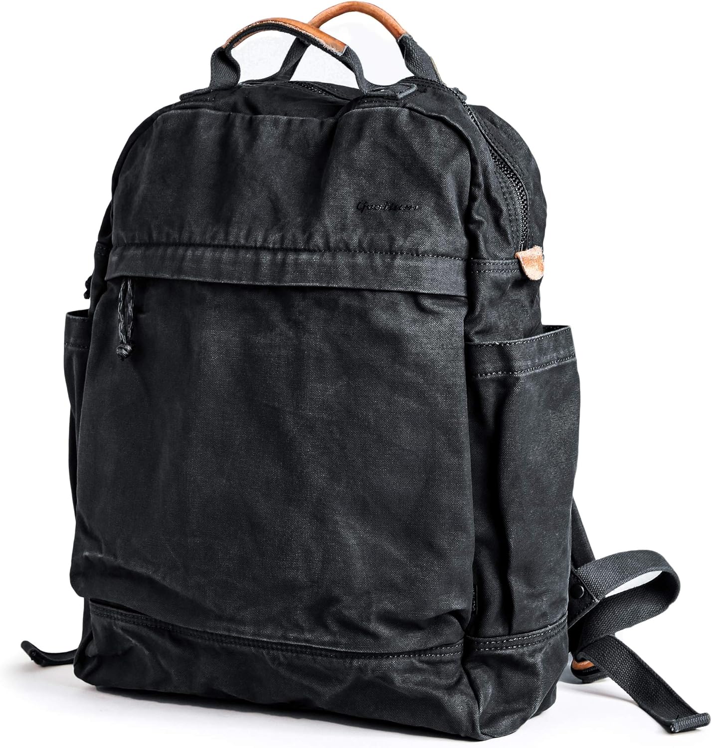 Gootium Canvas Backpack - Vintage Style Cloth Bag Men's Casual Daypack Laptop Outdoor Travel Rucksack