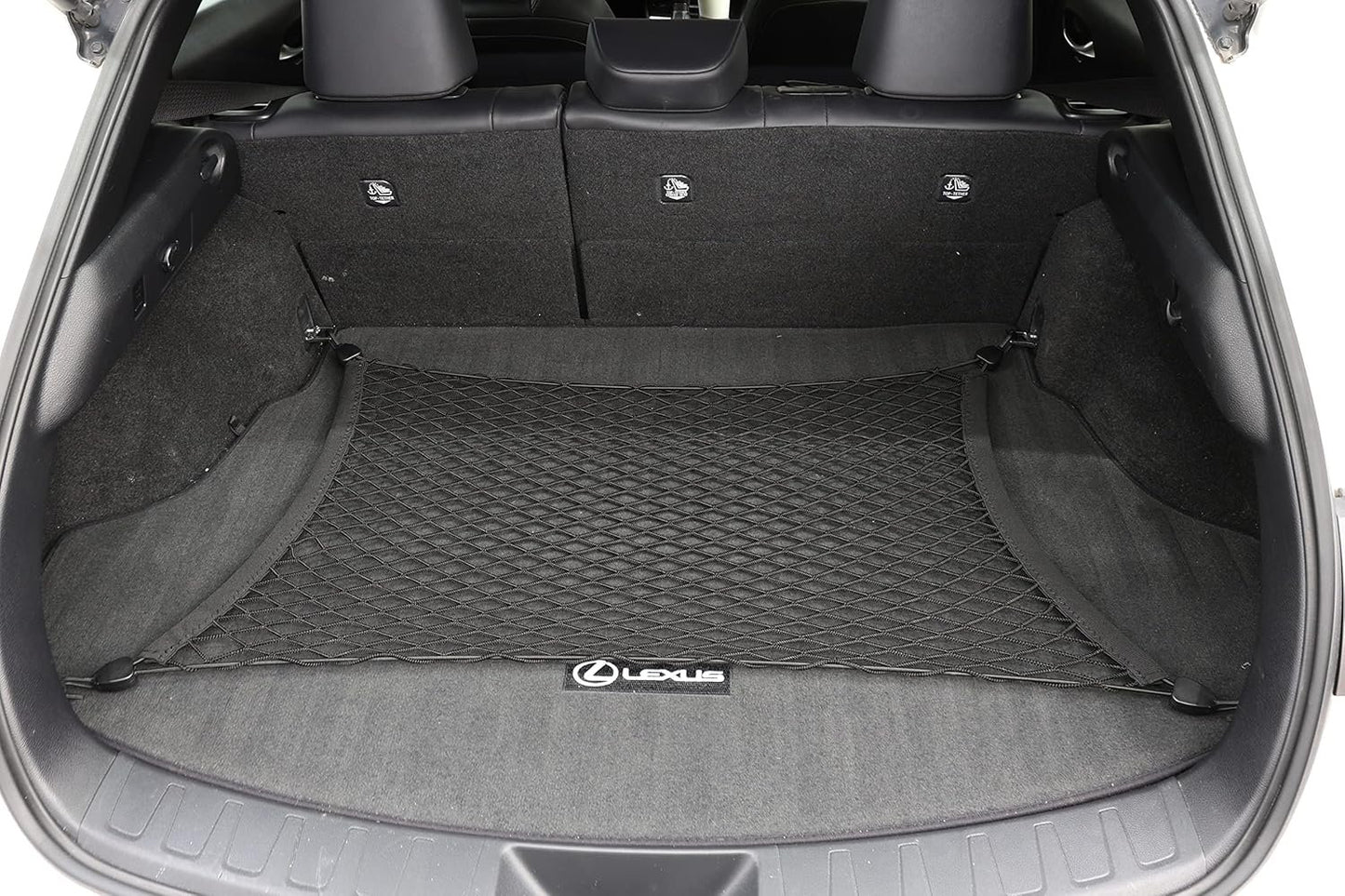Floor Style Automotive Elastic Trunk Mesh Cargo Net for Lexus UX F Sport Luxury 2019-2023 - Premium Trunk Organizer and Storage - Luggage Net for Crossover - Best Car Organizer for Lexus UX