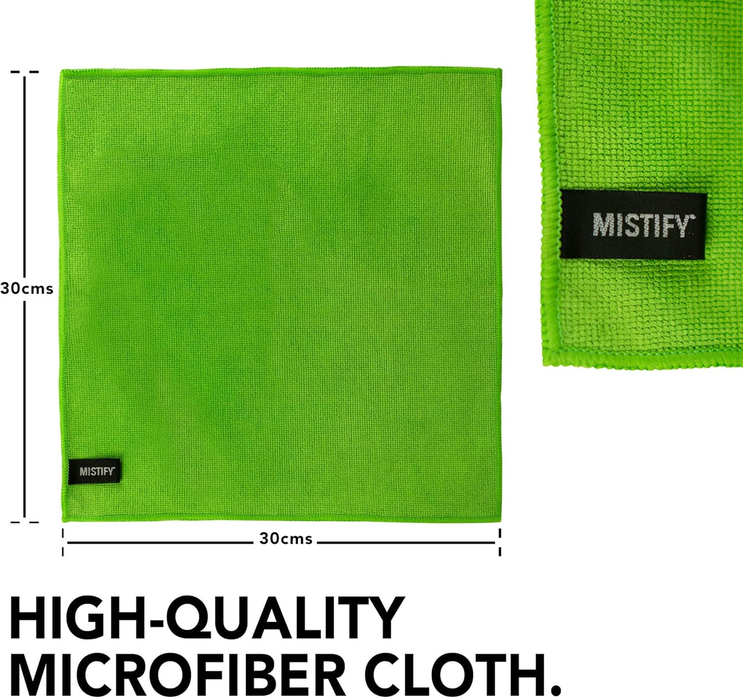 Mistify Essentials Screen Cleaner 500ml Spray Bottle with Microfibre Cloth