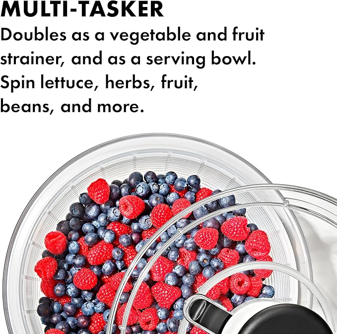 OXO Good Grips Large Salad Spinner - 6.22 Qt., White