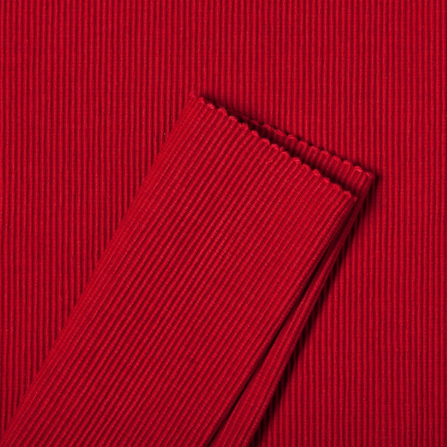Now Designs Spectrum Placemats Ribbed Cotton, Chili Red, 19x13 inches, Set of 4, (901495aa)