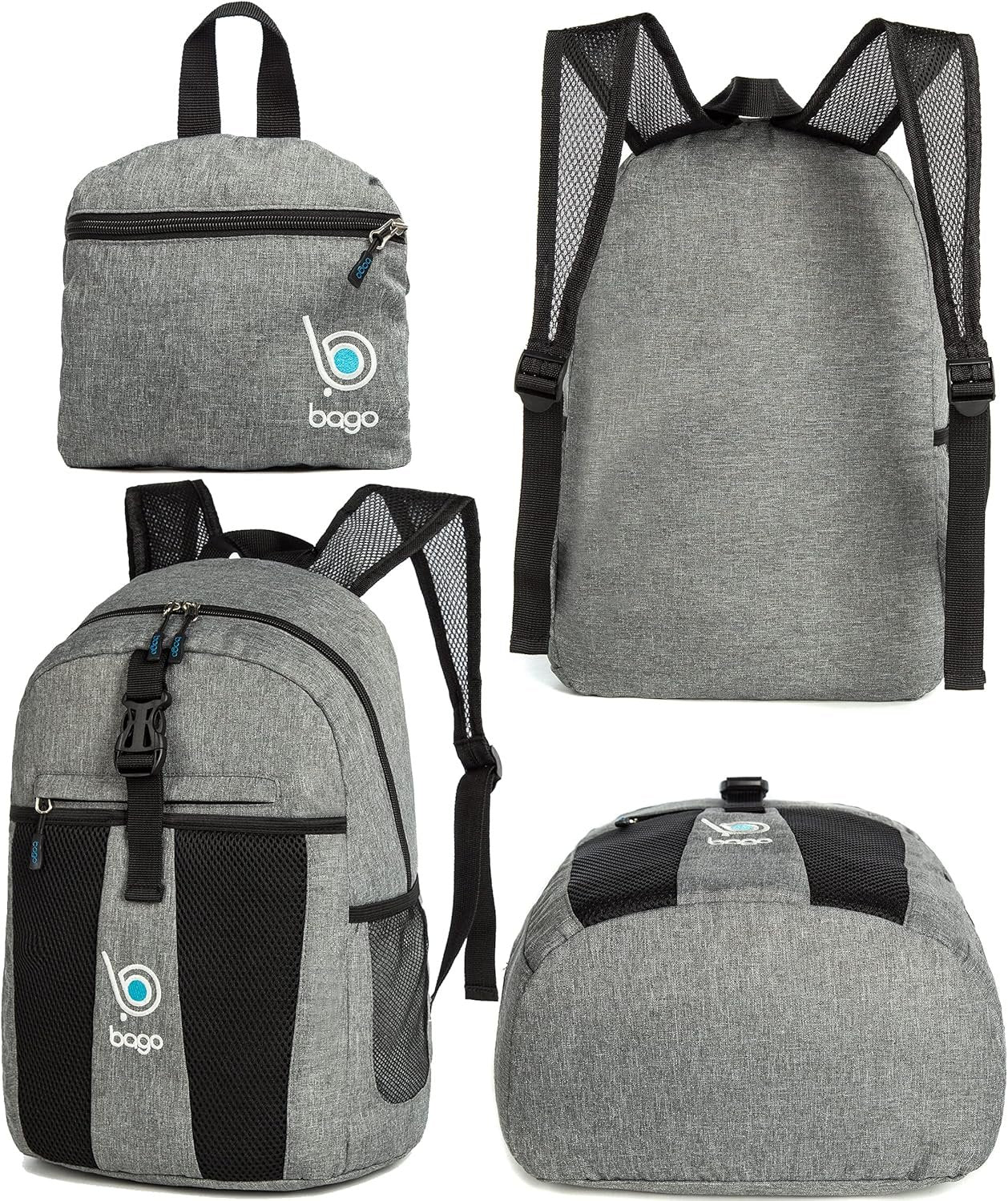 Bago Lightweight Small Hiking Backpack for Women and Men - 25L Travel Day Pack - Foldable Hiking Daypack Ultralight