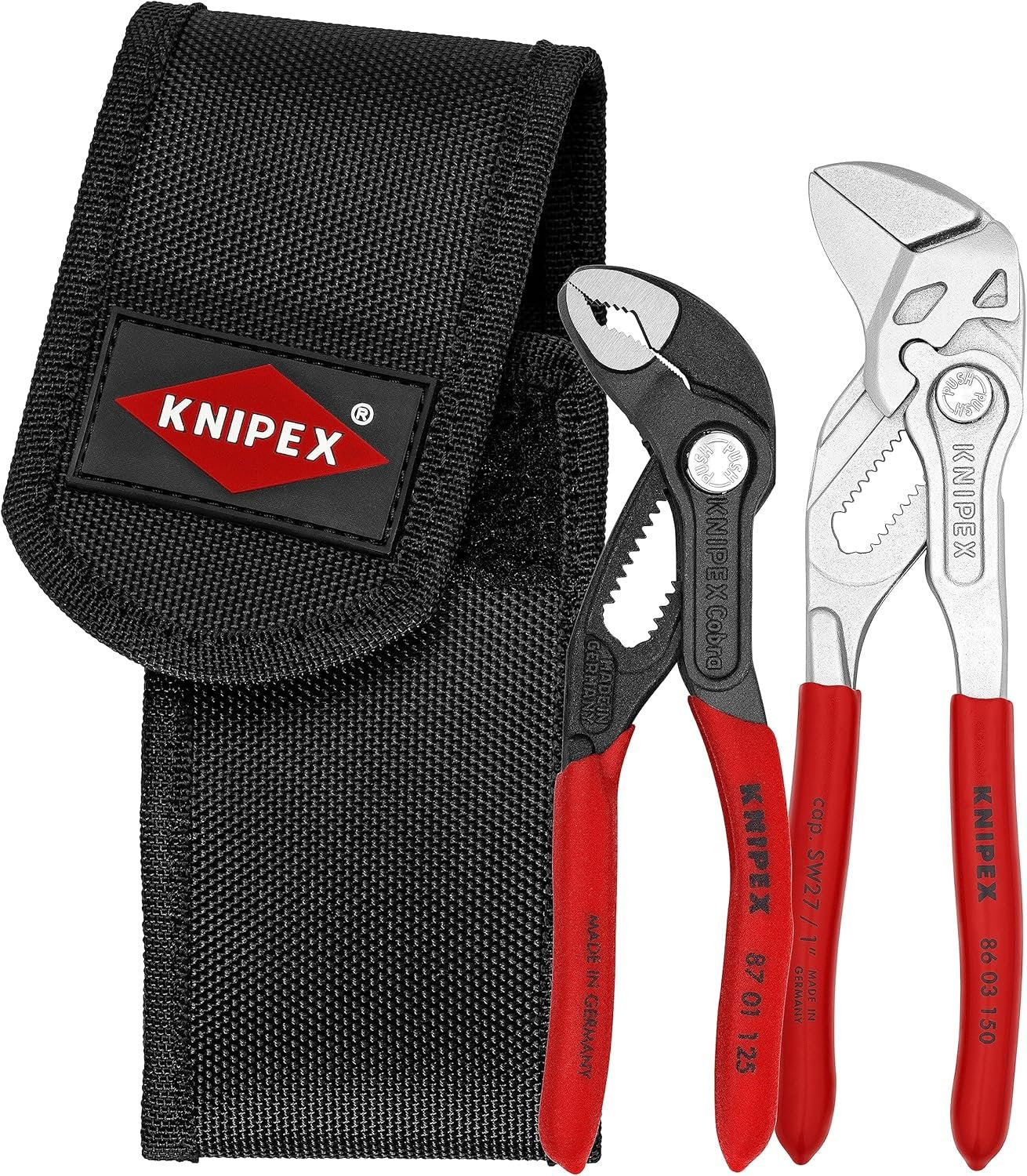 2 Pc Mini Pliers in Belt Pouch (86 03 150 & 87 01 125)