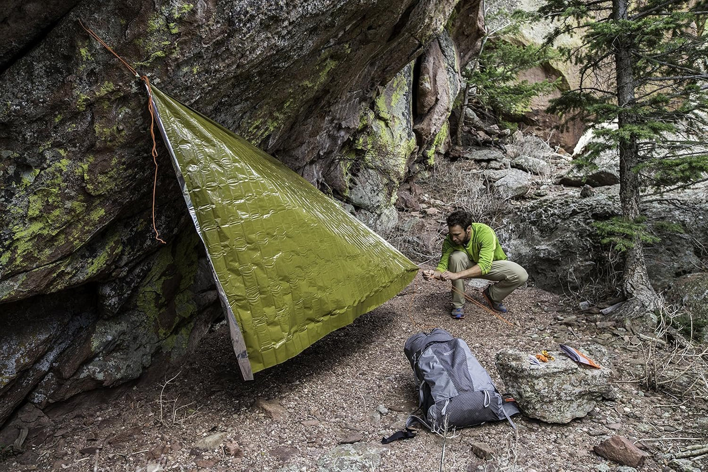 S.O.L. Survive Outdoors Longer 90 Percent Heat Reflective Heavy Duty Emergency Blanket