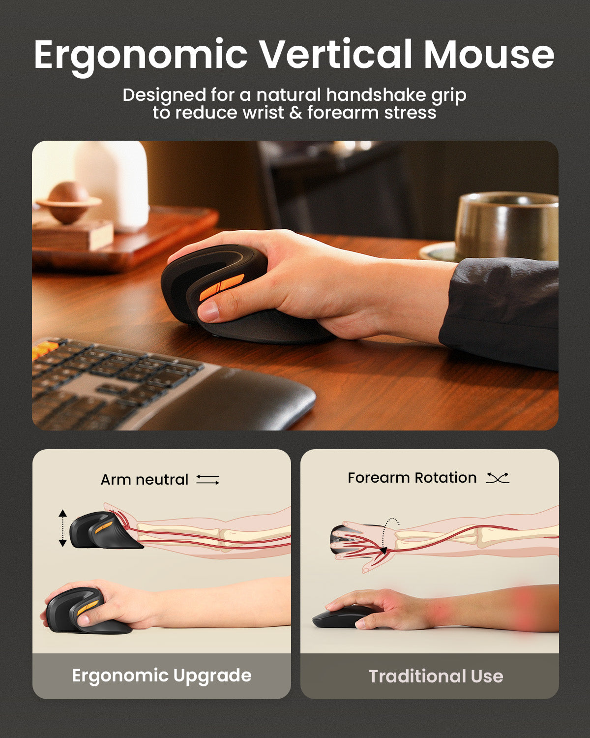 Ergonomic Vertical Mouse