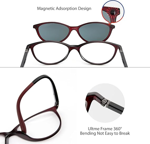 Magnetic Clip on Sunglasses