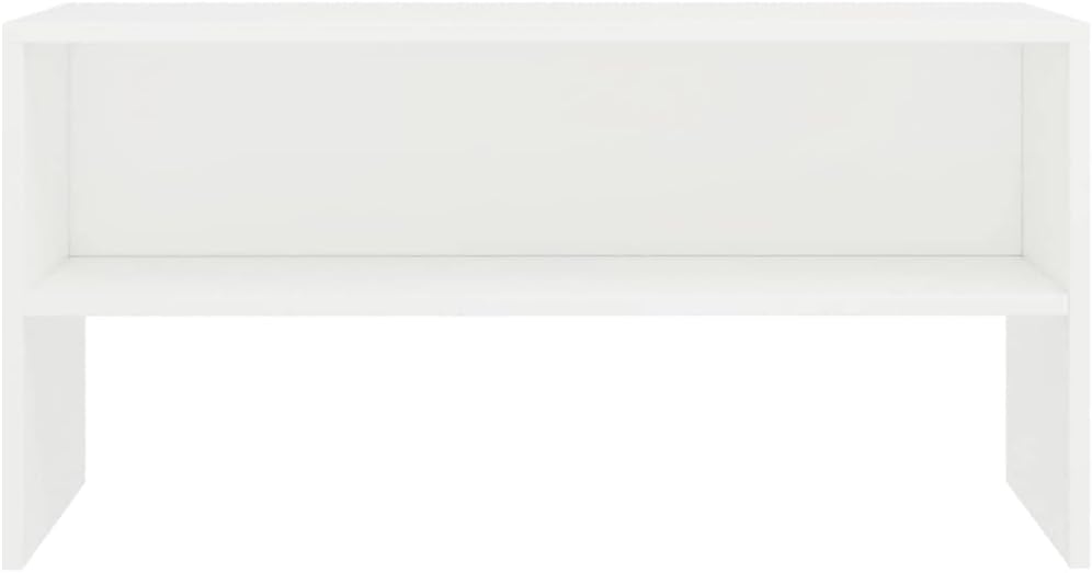KTHLBRH TV Unit Cabinet TV Stand Side Table TV Cabinet White 80 x 40 x 40 cm in Particle Board for Living Room Bedroom Office