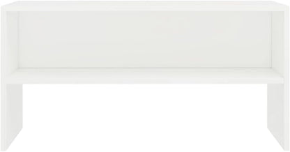 KTHLBRH TV Unit Cabinet TV Stand Side Table TV Cabinet White 80 x 40 x 40 cm in Particle Board for Living Room Bedroom Office