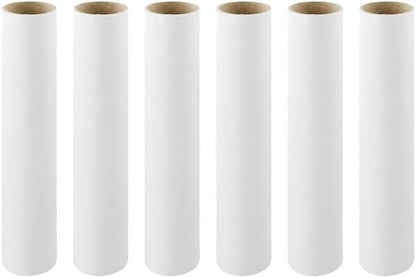 Voiemifore Lint Rollers 6 Refills Full 9.5 Inch For Clothes,Sofa, Bed And Carpet, Lint Roller For Pet Hair, Cat Hair Dog Hair, Dust,1 Telescopic Rod(6PCS)