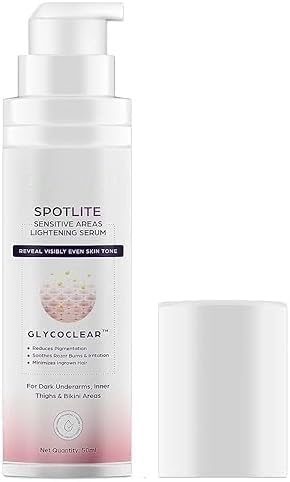 Zenty Spotlite Sensitive Body Serum For Dark Underarms, Inner Thighs & Sensitive Areas | Enriched with Kojic Acid, 4% Niacinnamide| For Dark Intimate Patches, Detanning, Anti Aging and Skin 50gm