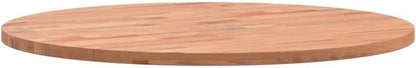 Solid Beech Wood Round Tabletop Ø50 x 1,5 cm, Dining Table Board, Desk Surface, Kitchen Countertop, Durable and Stylish - Perfect for Home & Office Use