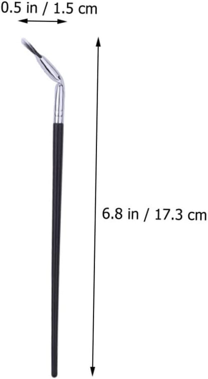 Happyyami 2Pezzi Spazzole Curve Per Sopracciglia e Inferiori Accessori Per Make Up Professionali Per Applicazione Precisa e Dettagliata