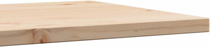 Homgoday Solid Pine Wood Square Tabletop 50 x 50 x 2,5 cm – Coffee Table Top, Dining Table Surface, Living Room Decor, Durable and Stylish Furniture Piece