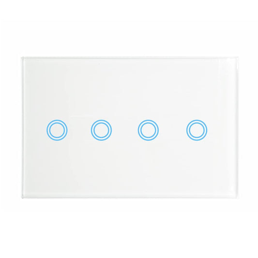 AU/NZ Approved WiFi Smart 4 Gang Light Switch for SmartLife Home Automation and Voice Control