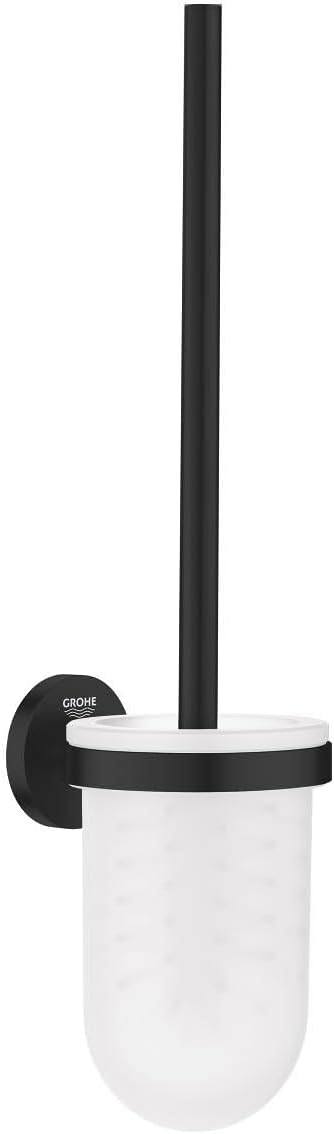 Grohe Essentials 1024682430 - Porta scopino per WC, colore: Nero opaco