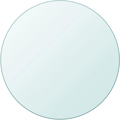 Round 300 mm Tempered Glass Tabletop for Dining, Center, and Garden Tables - Sicuro, durevole, e semplice design per Desks and Dining Spaces