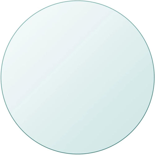Round 300 mm Tempered Glass Tabletop for Dining, Center, and Garden Tables - Sicuro, durevole, e semplice design per Desks and Dining Spaces
