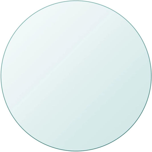 Round 300 mm Tempered Glass Tabletop for Dining, Center, and Garden Tables - Sicuro, durevole, e semplice design per Desks and Dining Spaces